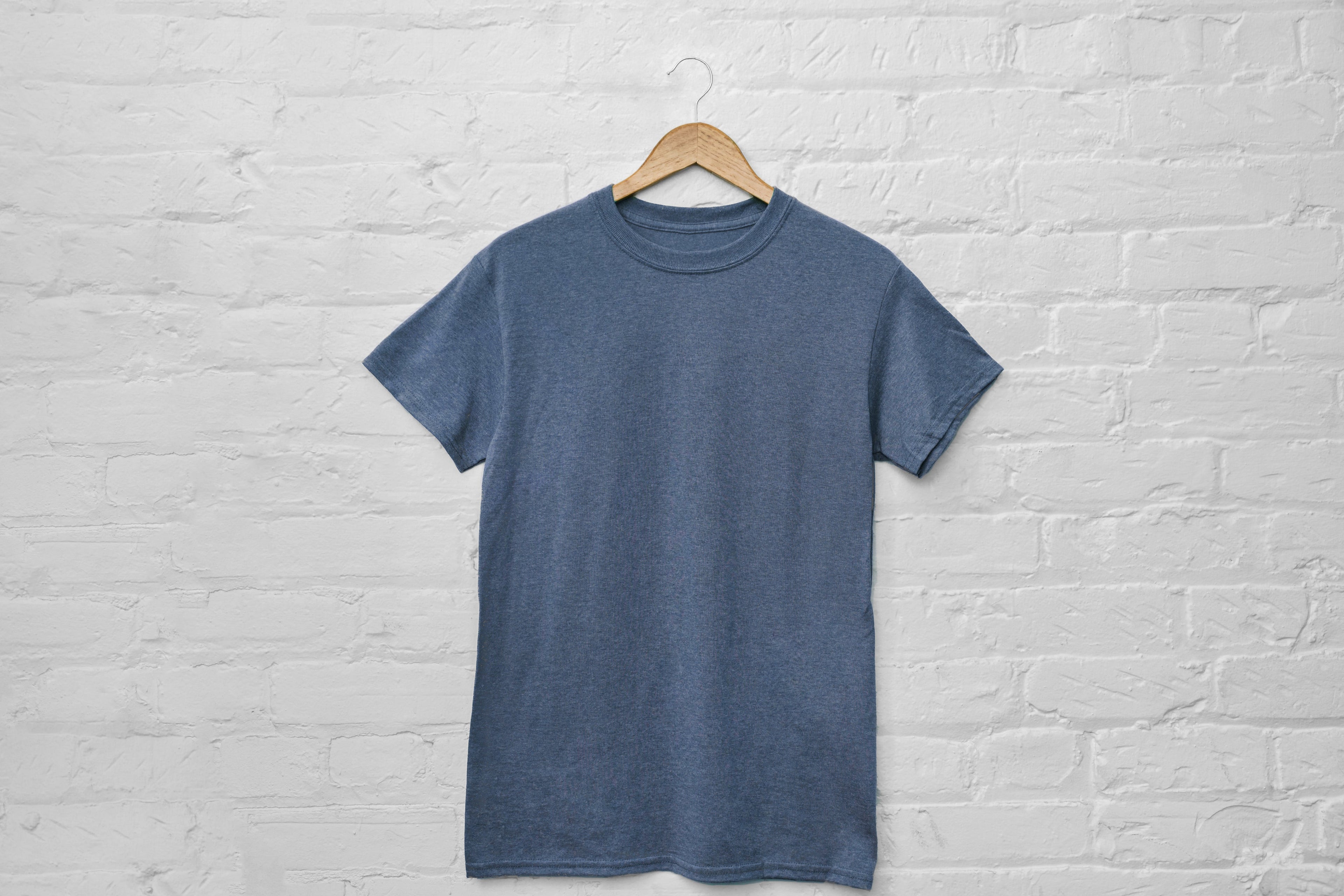Make simple blue T-shirt