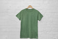 Men Make simple lite green T shirt