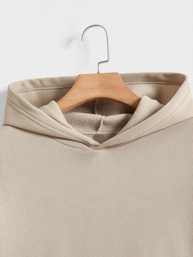 Make simple like cream hoodie for men